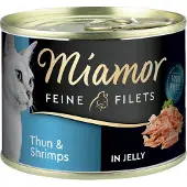 Miamor 6x185g Fine Filets kanaa hyytelössä kissanruoka