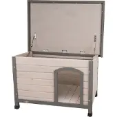 Trixie Natura 85x60x58cm S-M Natura Classic -koirankoppi tasakattoinen harmaa Trixie