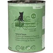 Catz Finefood 6x400g purkkiruoka kana & fasaani Kissanruoka
