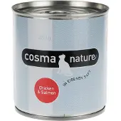 Cosma 6x280g Nature kana & lohi kissan märkäruoka