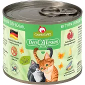 Granatapet 6x200g DeliCatessen Kitten, siipikarja kissan märkäruoka