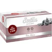 Smilla 8x100g Fine Menu kalkkuna & lammas kissan märkäruoka