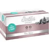 Smilla 8x100g Fine Menu kalkkuna & kani kissan märkäruoka
