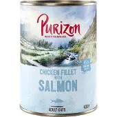 Purizon 12x400g Kitten kanafilee & lohi kissan märkäruoka