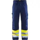 Blakläder Highvis Housut - Mariininsininen/Huomio Keltainen - C46