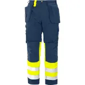 Projob 6502 Housut En Iso 20471 Luokka 1 - Yellow/Navy - D112