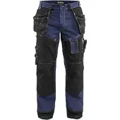 Blakläder X1500 Riipputaskuhousut - Mariininsininen/Musta - C62