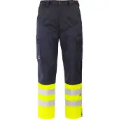 Projob 6507 Housut En Iso 20471 Luokka 1 - Yellow/Navy - D100