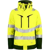 Projob 6445 Tekninen Takki 3-In-1 En Iso 20471 Luokka 3/2 - Yellow/Black - XS