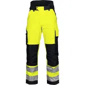 Projob 6514 Toppahousut En Iso 20471 Luokka 2 - Yellow/Black - D88