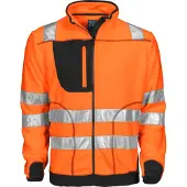 Projob 6303 Fleecetakki En Iso 20471 Luokka 3/2 Oranssi/Musta 3XL