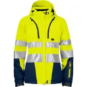 Projob 6424 Naisten Talvitakki En Iso 20471 Luokka 3/2 - Yellow/Navy - XL