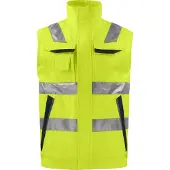 Projob 6711 Liivi En Iso 20471 Luokka 2 - Yellow/Black - XS