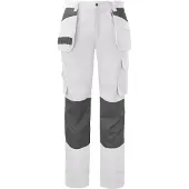 Projob 5530 Riipputaskuhousut - White - C54/154
