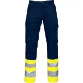 Projob 6523 Housut En Iso 20471 Luokka 1 - Yellow/Navy - C48