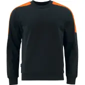 Projob 2125 Collegepaita - Black/orange - 3XL