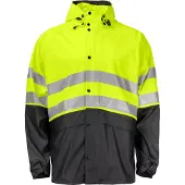 Projob 6431 Lyhyt Sadetakki En Iso 20471 Luokka 3/2 - Yellow/Black - 2XL