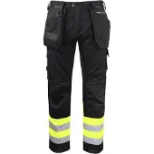 Projob 6524 Strechhousut Extreme - Yellow/Black - C50