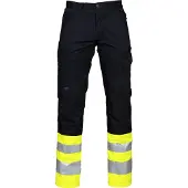 Projob 6523 Housut En Iso 20471 Luokka 1 - Yellow/Black - D96