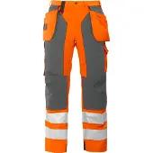 Projob 6506 Housut En Iso 20471 Luokka 2 Oranssi/Harmaa C154