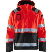 Blakläder Highvis Kuoritakki - Huomio Punainen/Musta - M