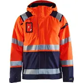 Blakläder Highvis Kuoritakki - Huomio Oranssi/Mariininsininen - Xxl