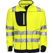 Projob 6303 Fleecetakki En Iso 20471 Luokka 3/2 Keltainen/Musta S