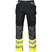 Projob 6522 Housut En Iso 20471 Luokka 1 - Yellow/Black - D100