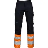Projob 6523 Housut En Iso 20471 Luokka 1 - Orange/Black - D92