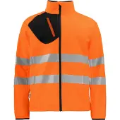 Projob 6432 Softshelltakki En Iso 20471 Luokka 3/2 - Orange/Black - 3XL