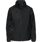 Projob 2423 Softshell Takki Naiset - Black - 3XL