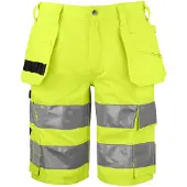 Projob 6535 Shortsit En Iso 20471 Luokka 2/1 - Yellow/Black - C44/144