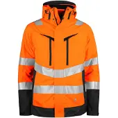 Projob 6445 Tekninen Takki 3-In-1 En Iso 20471 Luokka 3/2 - Orange/Black - 2XL
