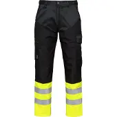 Projob 6507 Housut En Iso 20471 Luokka 1 - Yellow/Black - C154
