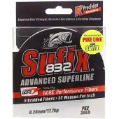 Sufix 832 Braid 120m (Diameter / Break Strength / Color: 0,28mm / 22,8kg (Black Mamba))