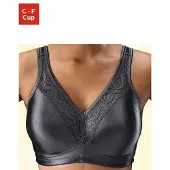 Swegmark Stars Soft Bra White - Black - 90 D