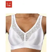 Swegmark Stars Soft Bra Creme - White - 80 C
