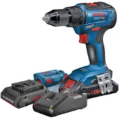 Bosch Akkuruuvinväännin GSR 18V-55, 2x4,0Ah ProCORE-akku, L-CASE