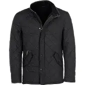 Barbour Powell Quilted Jacket - Black - XL