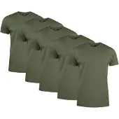 Clique T-paita Miehet 5 kpl Army Green