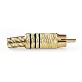 Nedis CAGP24900BK Suora Uros 10 kpl RCA Liitin