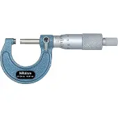Mitutoyo Ulkomikrometri 103-137, 0–25 mm, 0,01 mm, kovametallipäät