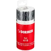 DORMER A191 419mm HSS Porasarjat, lyhyet porat
