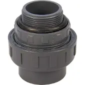 Swim & Fun PVC-liitin, 50 mm liimattava x 38 mm kierre