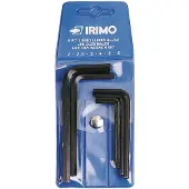 Irimo Kuusiokoloavainsarja 1/8"–1/2", 9 osaa, tuuma, lyhyet