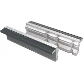 Unite Suojaleuat 150mm alumiinia vaakasuorilla ja pystysuorilla urilla, pari
