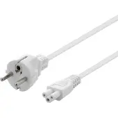 Deltaco – Laitekaapeli, suora CEE 7/7 - suora IEC C5, 2m, 3X0.75mm2 (DEL-109NV)