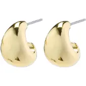 Pilgrim Alexane Recycled Chunky Mini Hoop Earrings - Gold - ONE SIZE