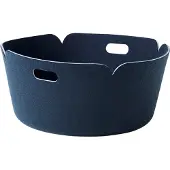 Muuto Restore säilytyskori pyöreä Midnight blue (sininen)