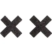 Cottelli collection Nipple Sticker Cross Black